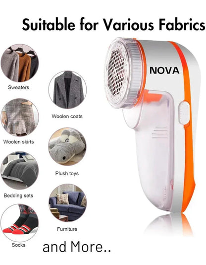 Nova Electric Lint Remover | Fabric Shaver for All Woollen Clothes (sweater, jackets, all type clothes)